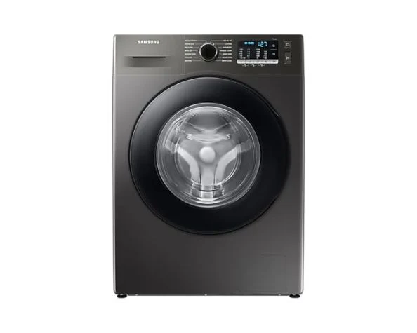Samsung 220 volt washer front load silver 9 KG WW90TA046 and Samsung 220 volt 8KG Dryer Silver Graphite Heat Pump Ventless Self Condensing DV80T5220A-220v-SGR