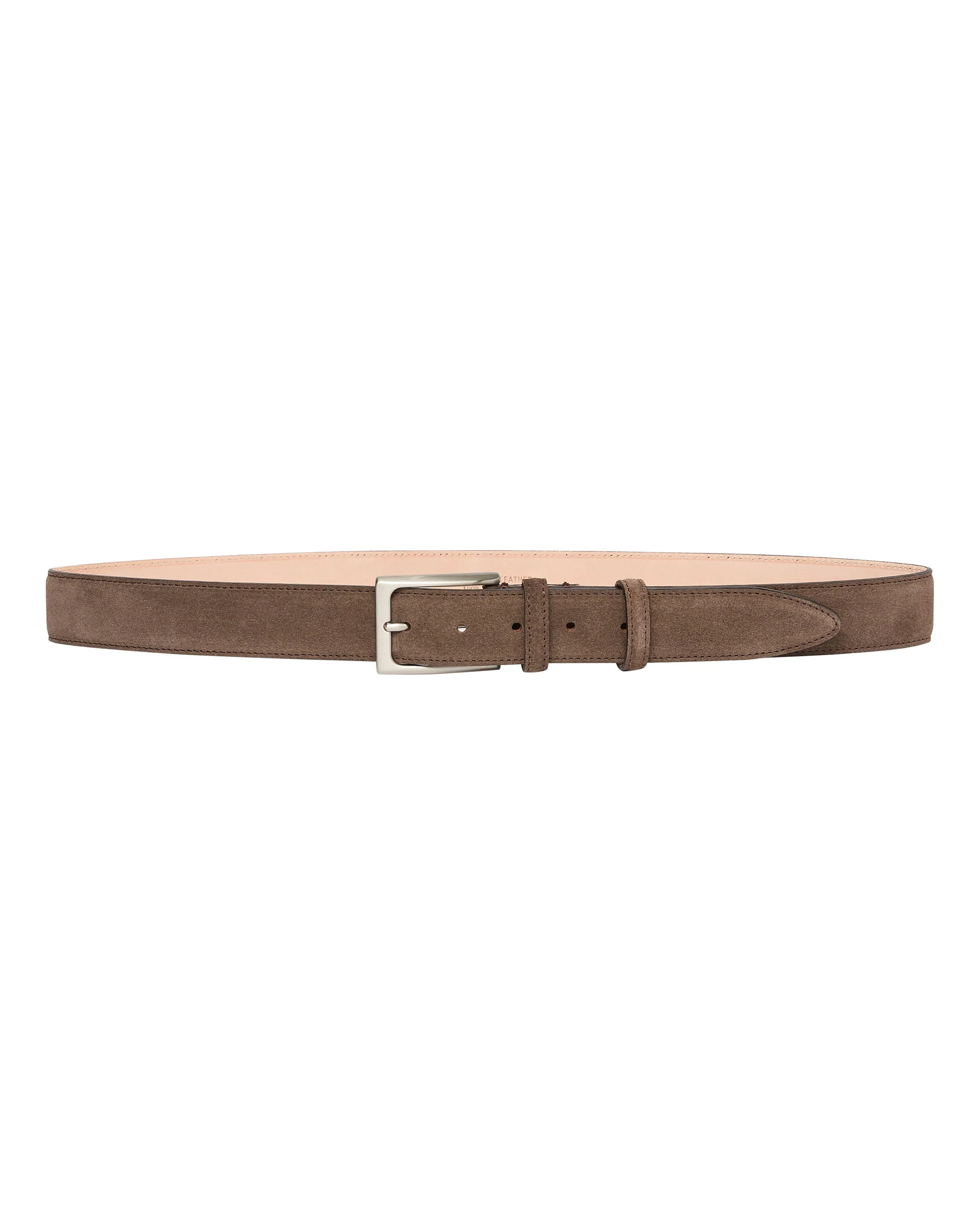 Men's Suede Belt Brown