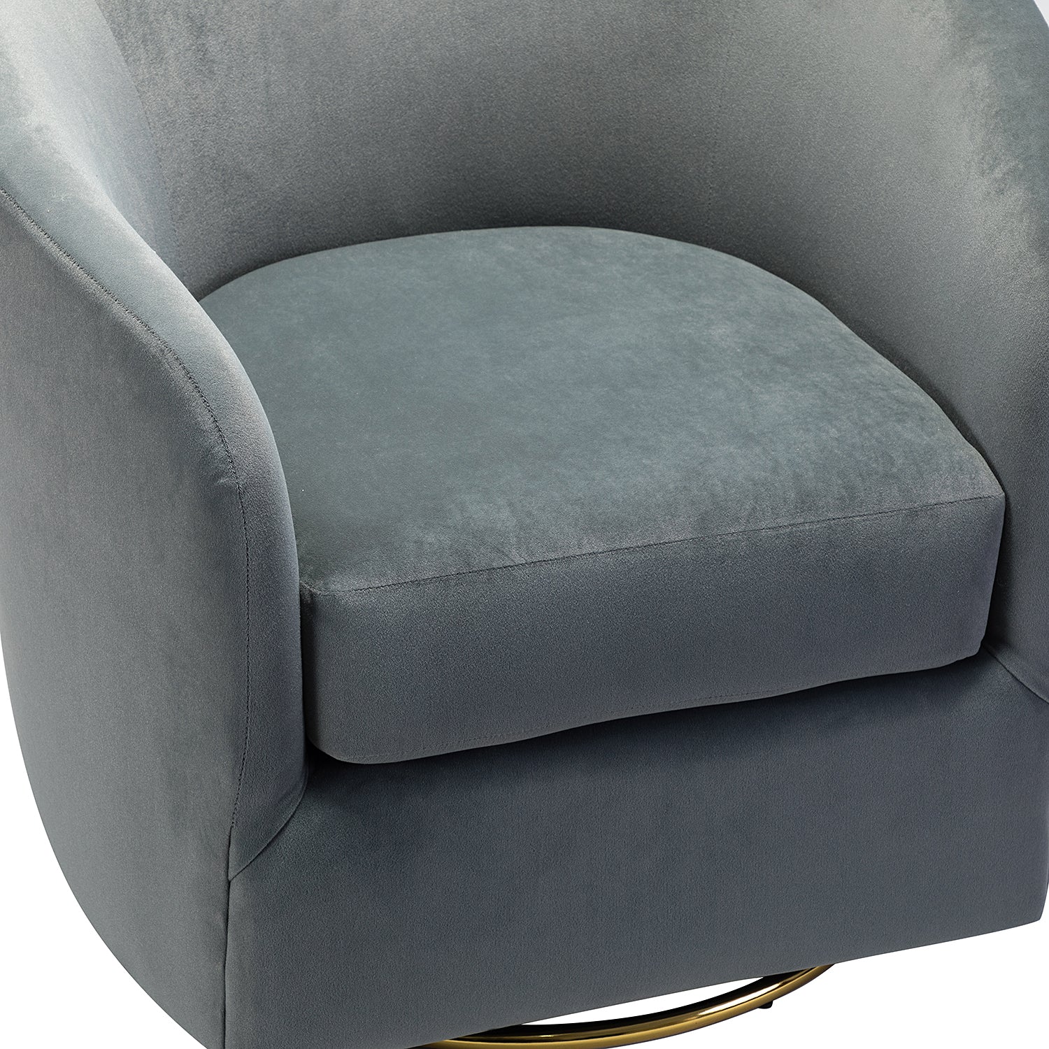 Amarante Swivel Chair in Grey