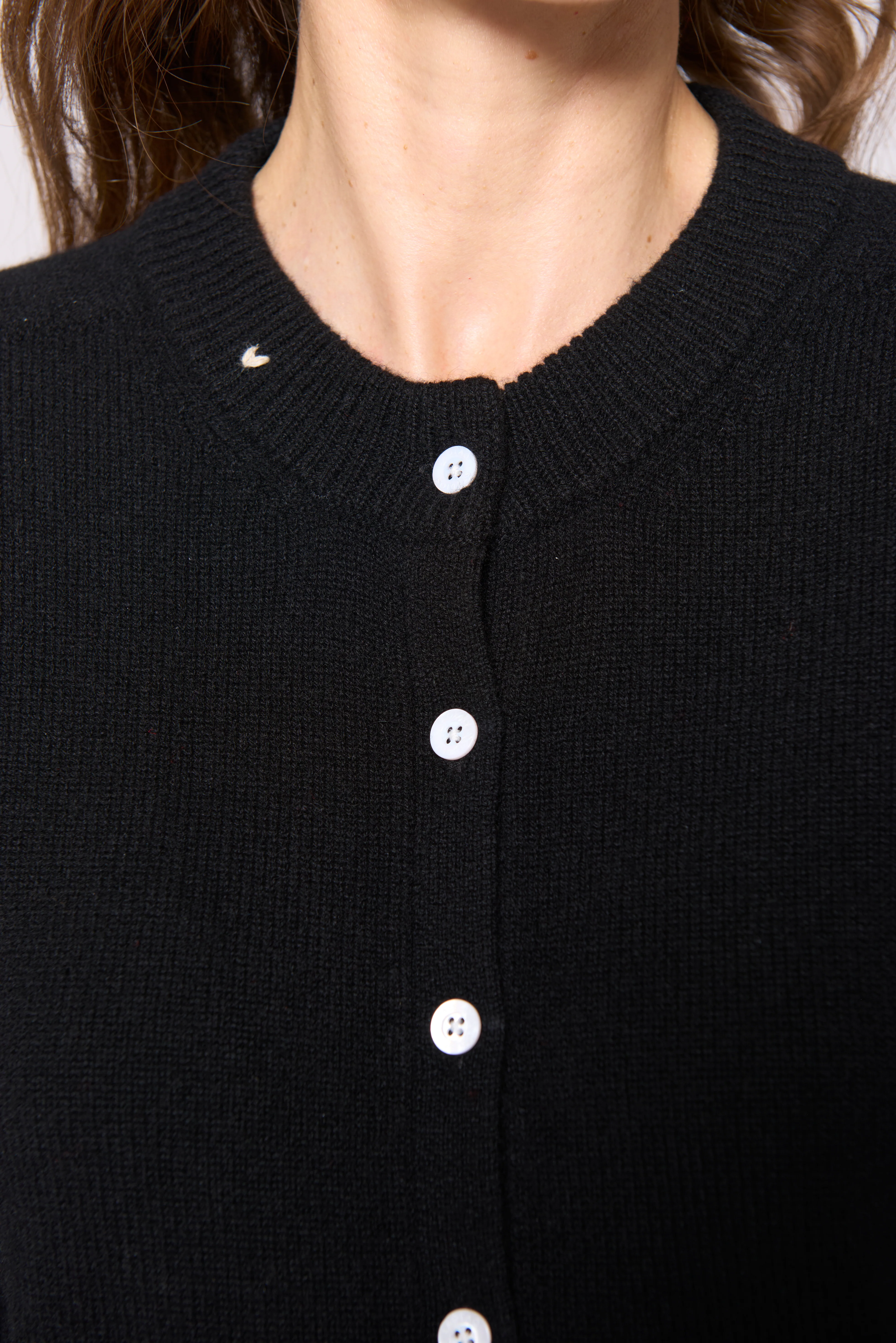The Button Cardigan - Black