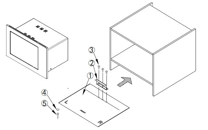 CulinaEurope 220 volt built in Conection Oven and microwave combo with grill combination 24 inch 60 cm wide builtin CataUBCOMBI31SS