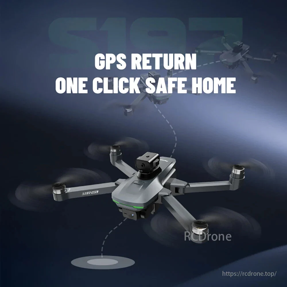 2025 New S197 Drone with Screen Remote Controller - 5G WIFI GPS 8k Camera Quadcopter