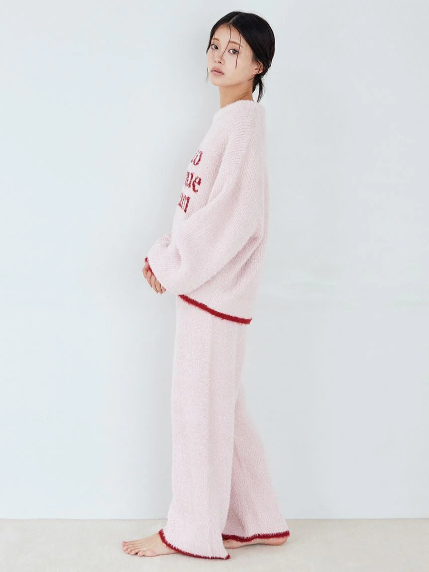 Glittering Feather Pants