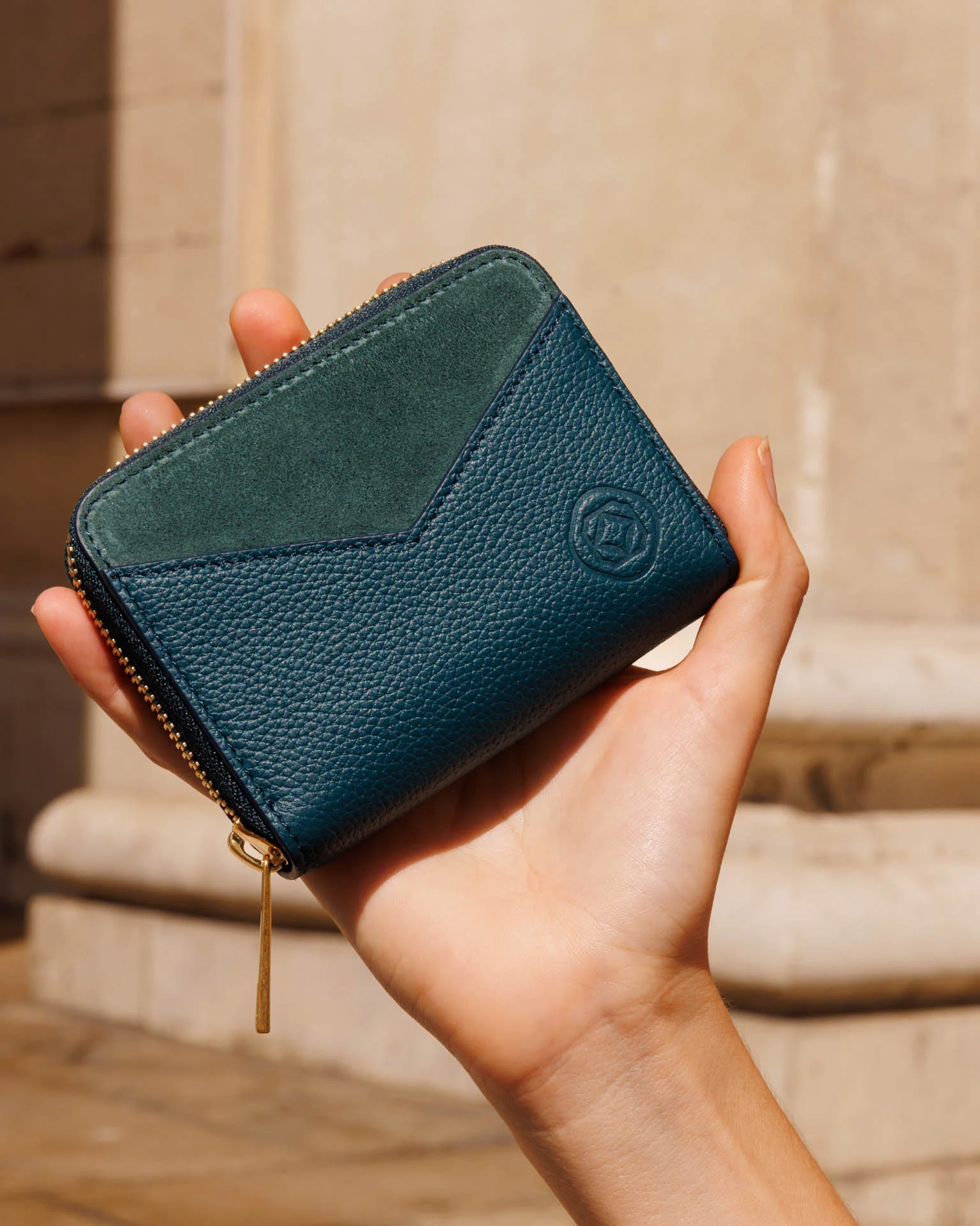 Leather Zip Wallet