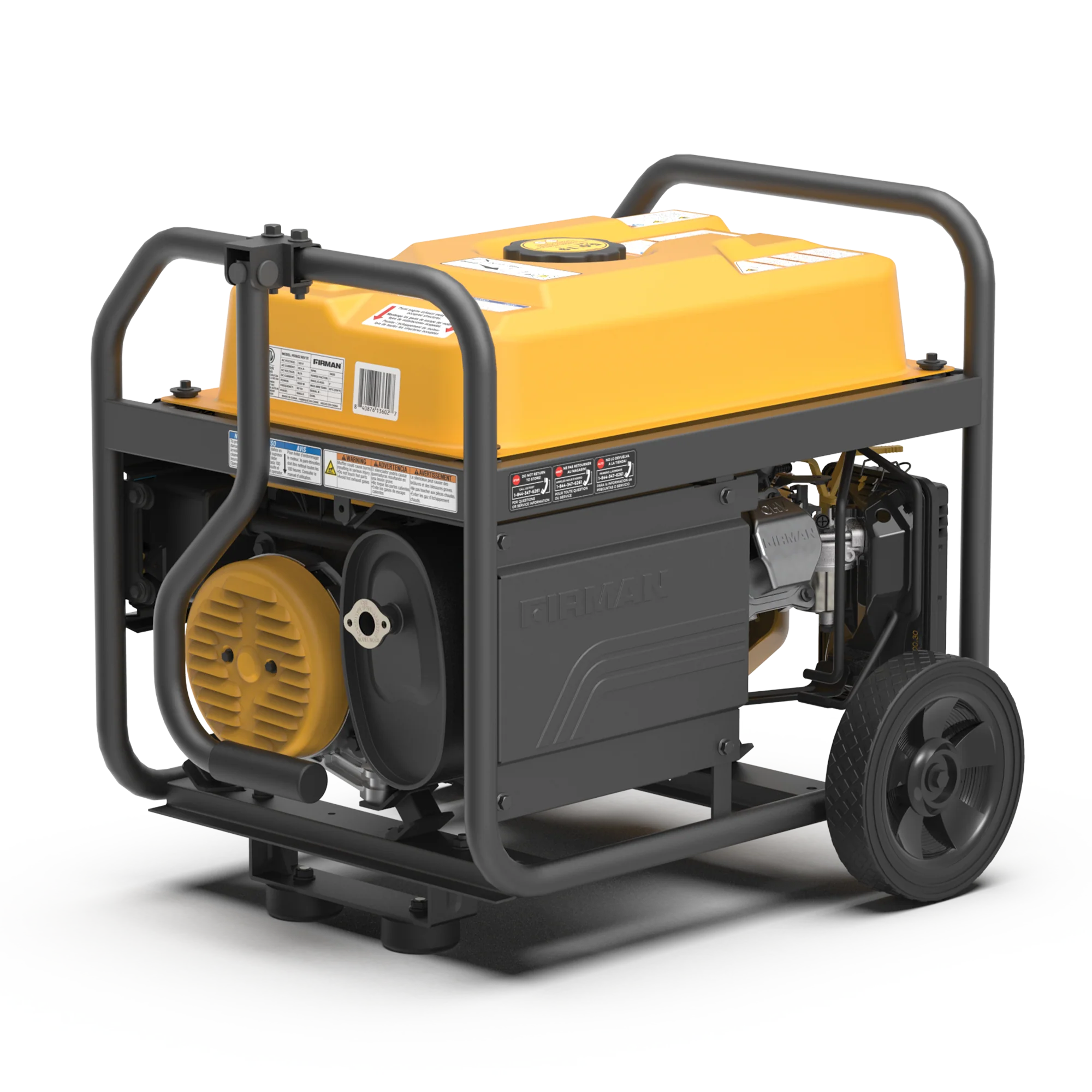 Gas Portable Generator 4550W Recoil Start 120V