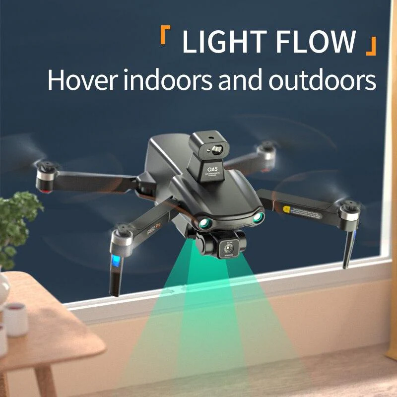 2024 New S802 GPS Drone - 8K HD Professional 3-Axis EIS Gimbal Camera 360° Obstacle Avoidance Brushless Motor Foldable Quadcopter Professional Camera Drone