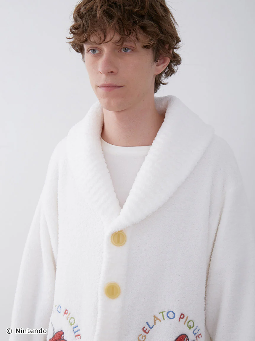 SUPER MARIO™️ UNISEX Baby Moco Jacquard Shawl Cardigan