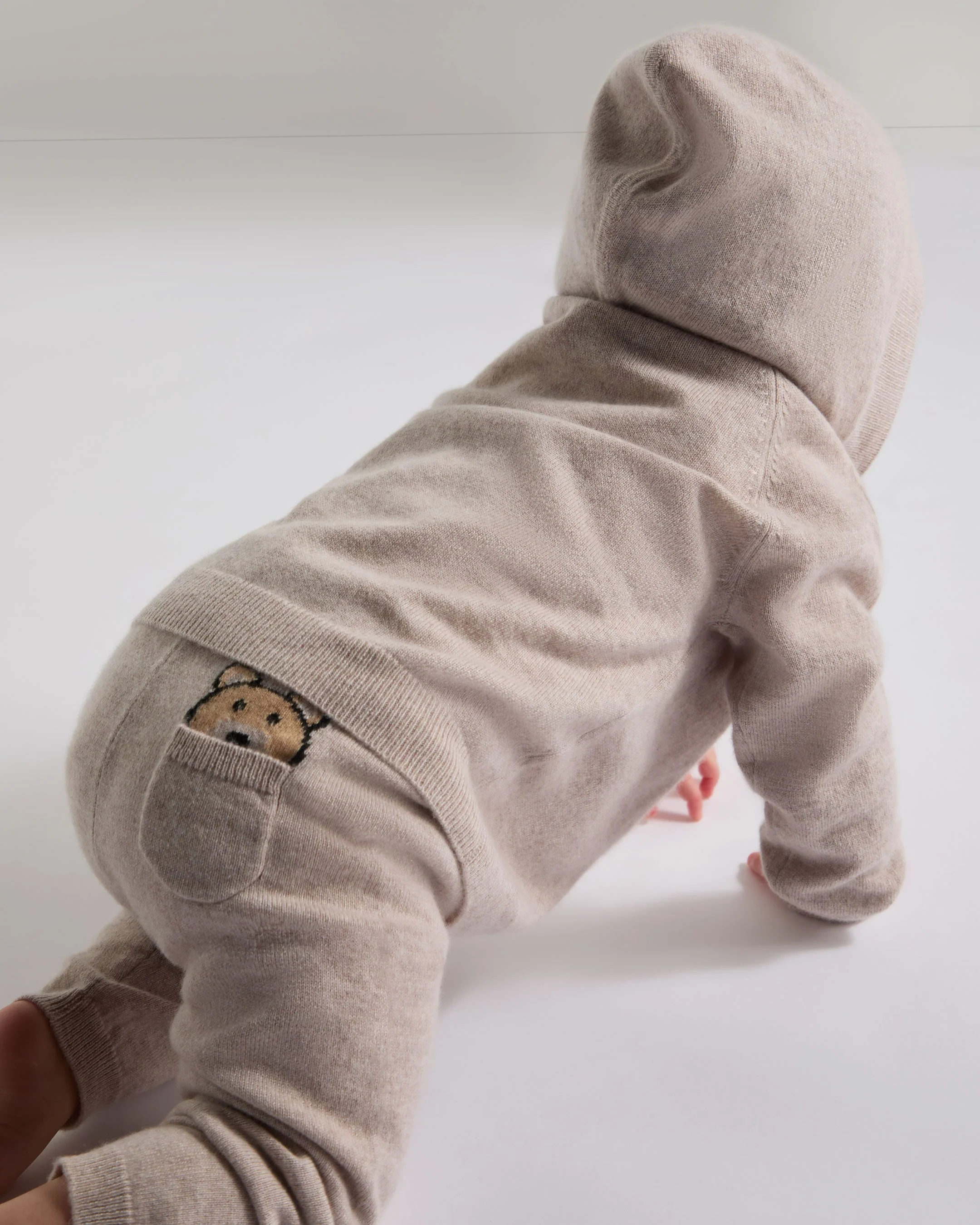 Cashmere Hoodie Oatmeal Brown