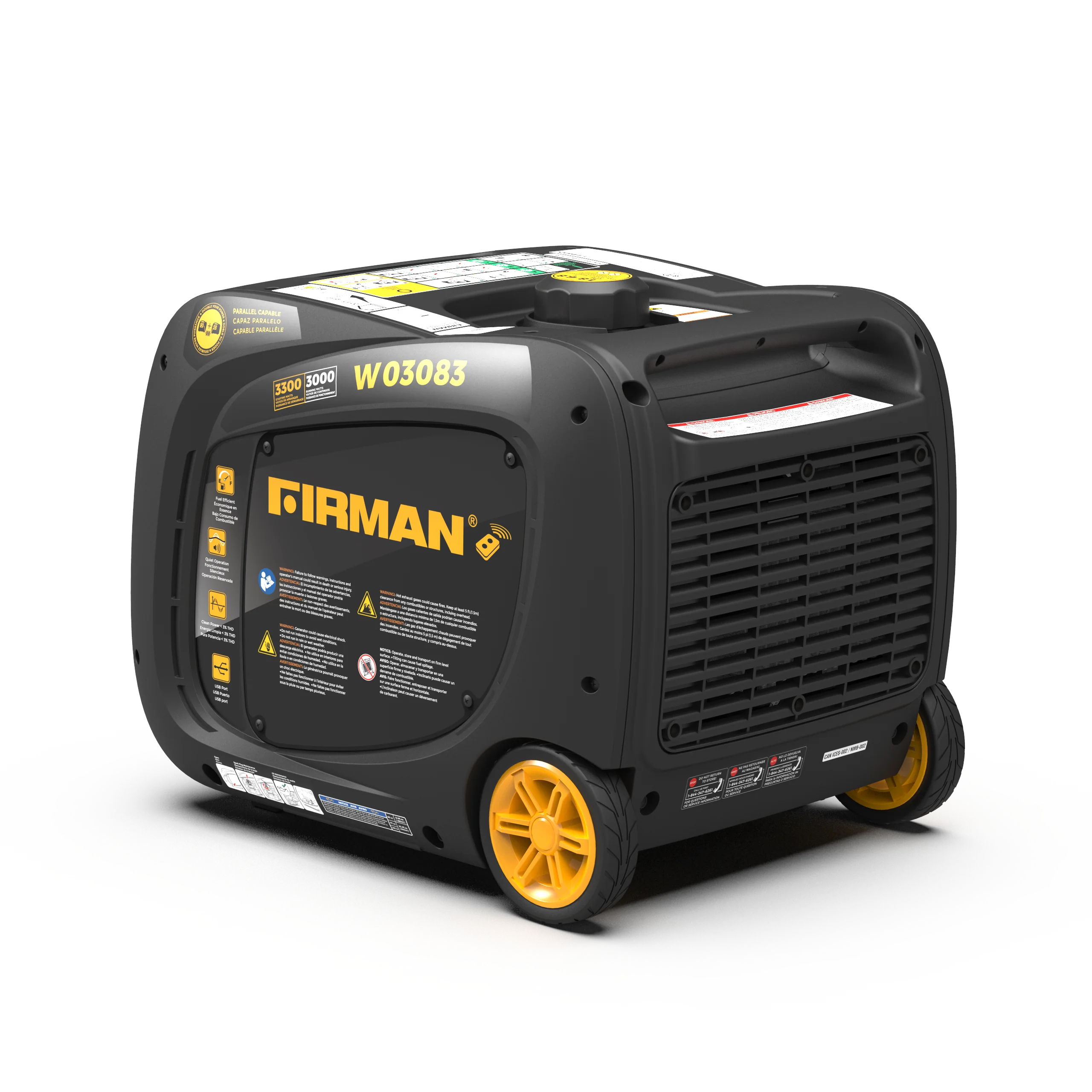 Refurbished Inverter Portable Generator 3300W Remote Start