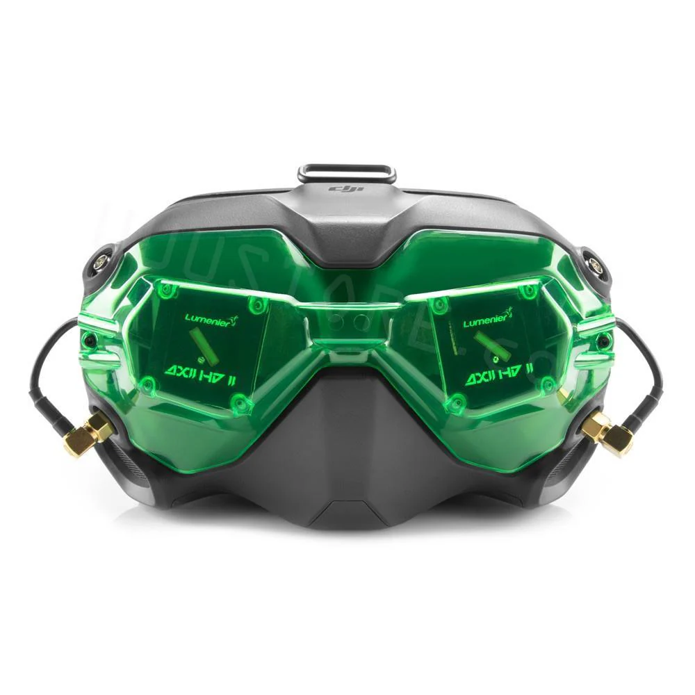 2023 Lumenier AXII HD 2 Patch Visor 5.8GHz 8.4dBi with AXII HD 2 Stubby LHCP Antenna Combo for DJI Digital HD FPV Goggles RP-SMA