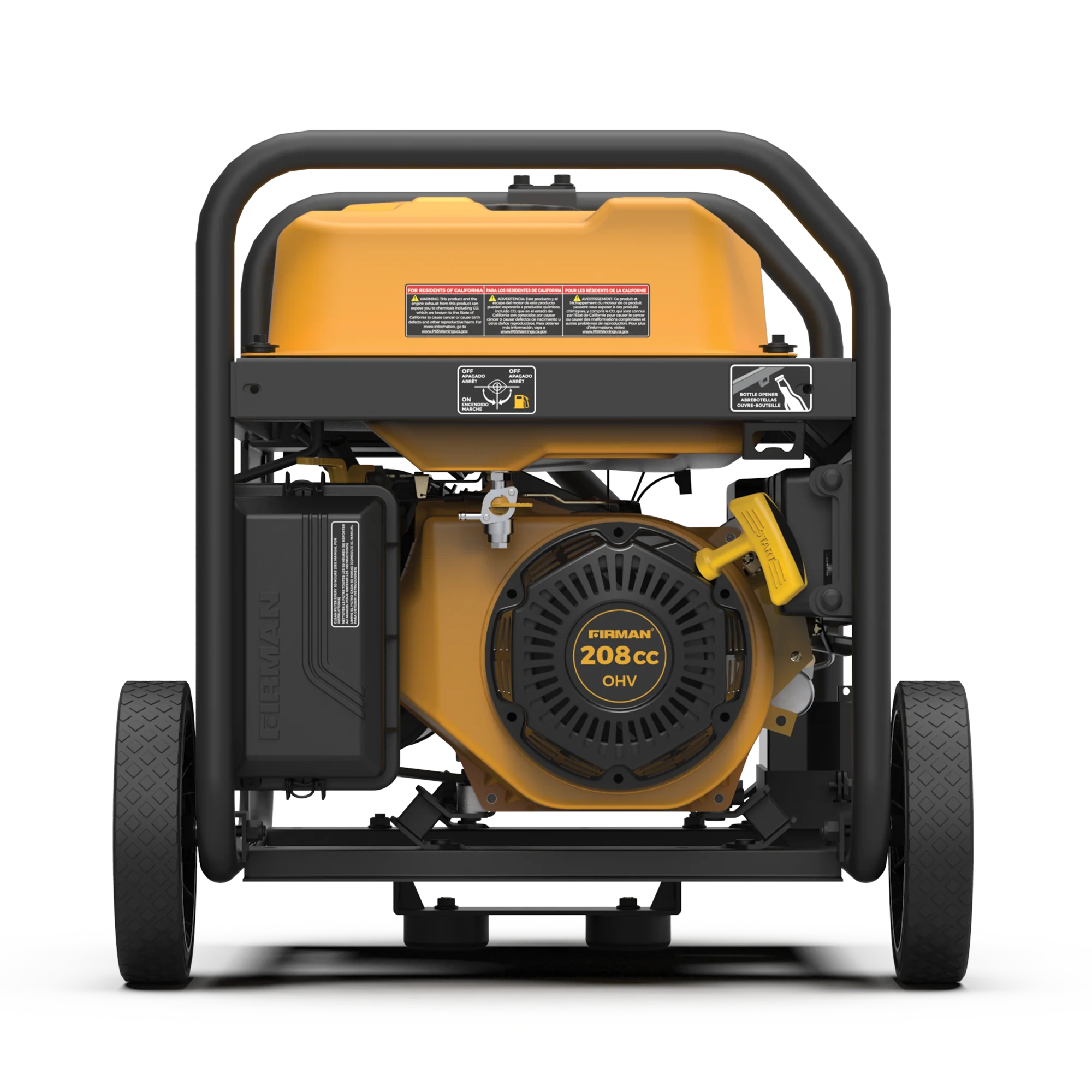 Gas Portable Generator 4550W Remote Start 120/240V