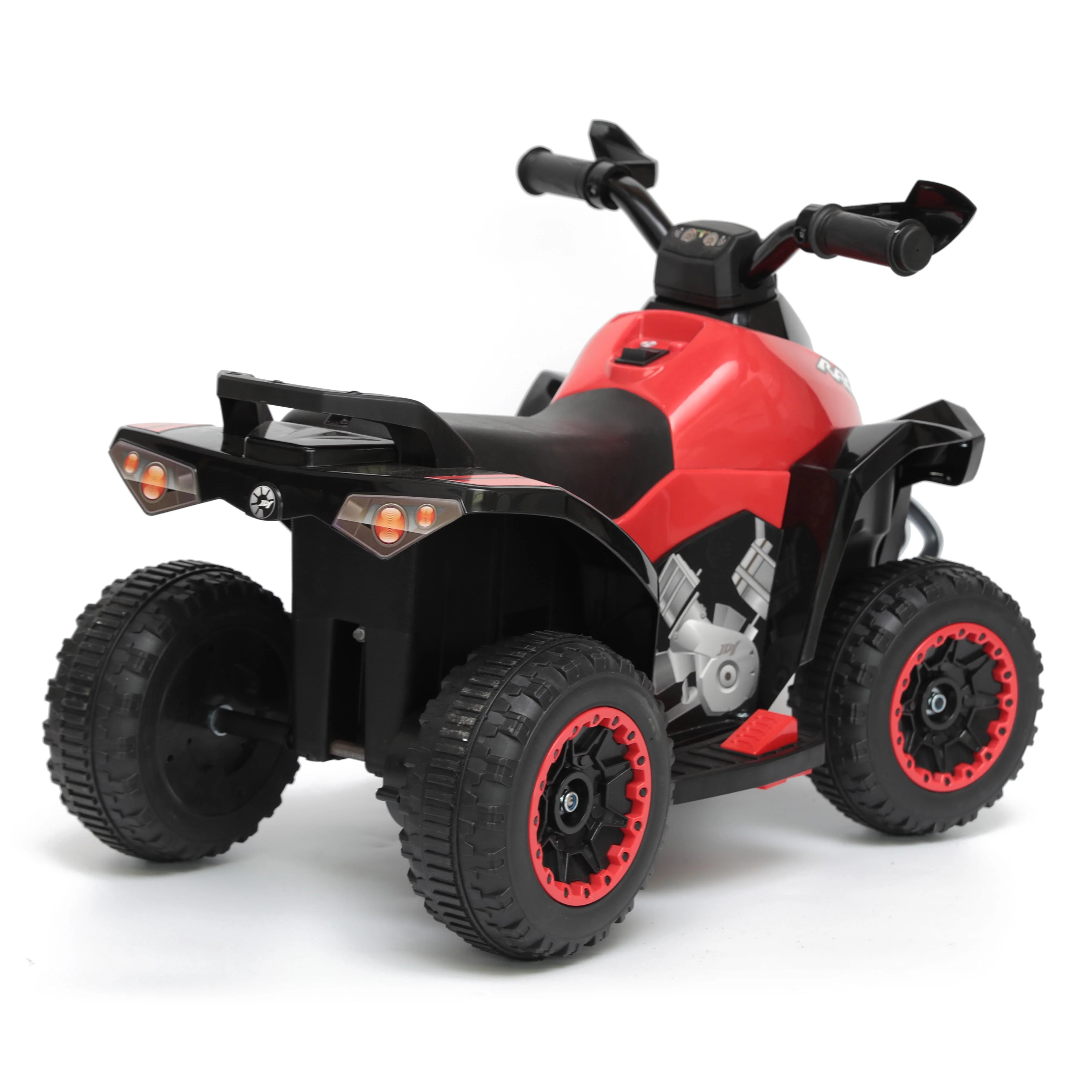 Quad Ride-on Electronic 4 Wheel ATV (Black) for Children - Up To 3km/h