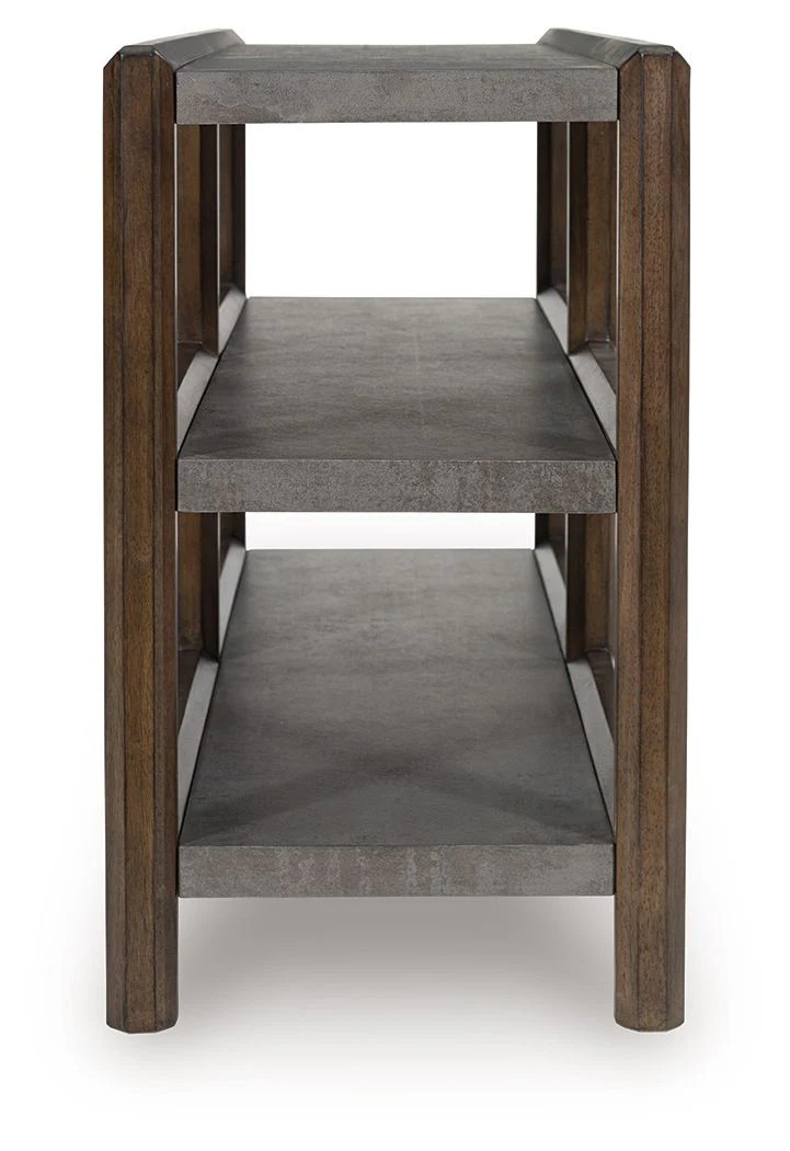 Kallenny - Sofa Table - Brown / Gray