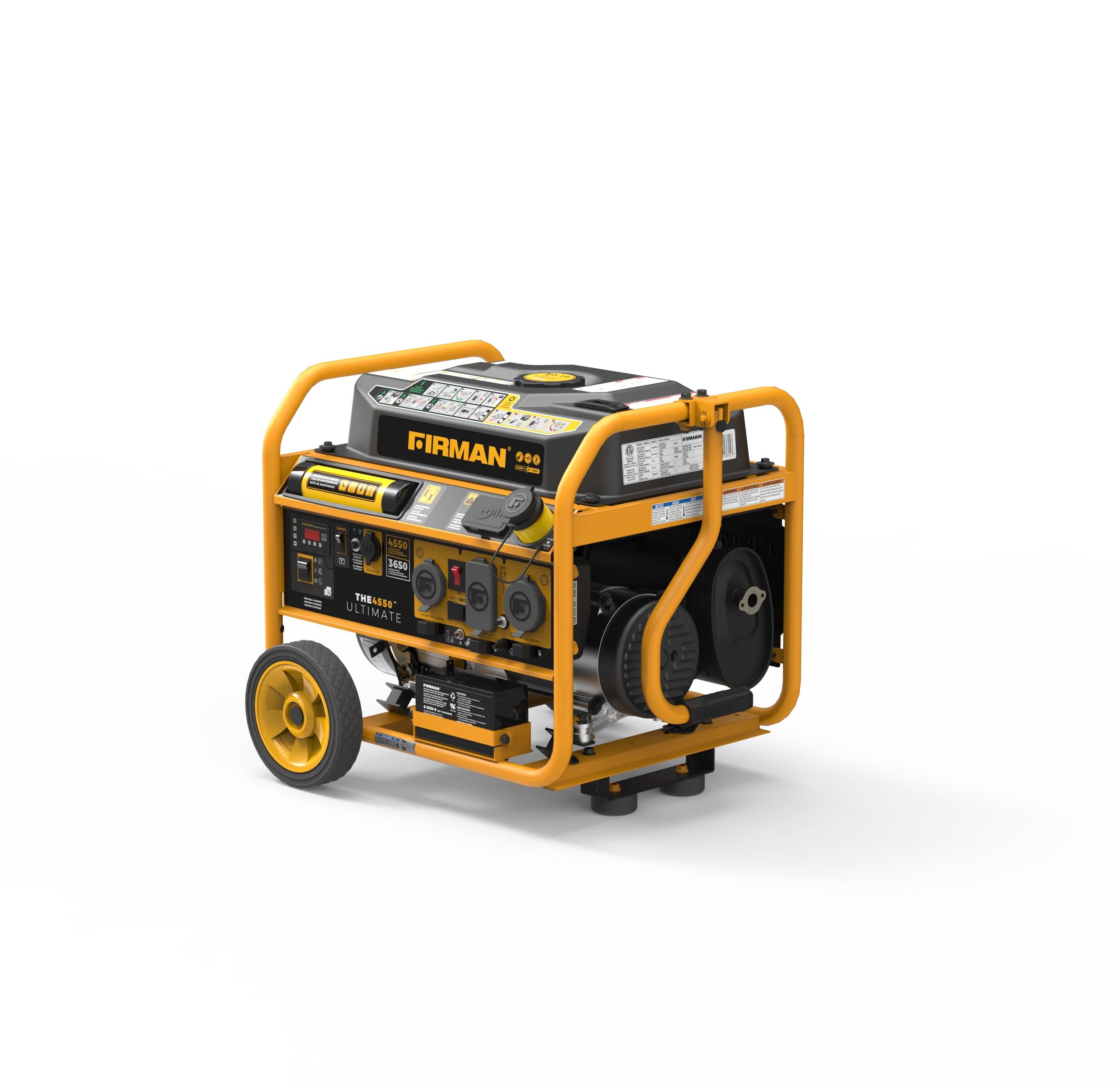 Gas Portable Generator 4550W Remote Start 120/240V