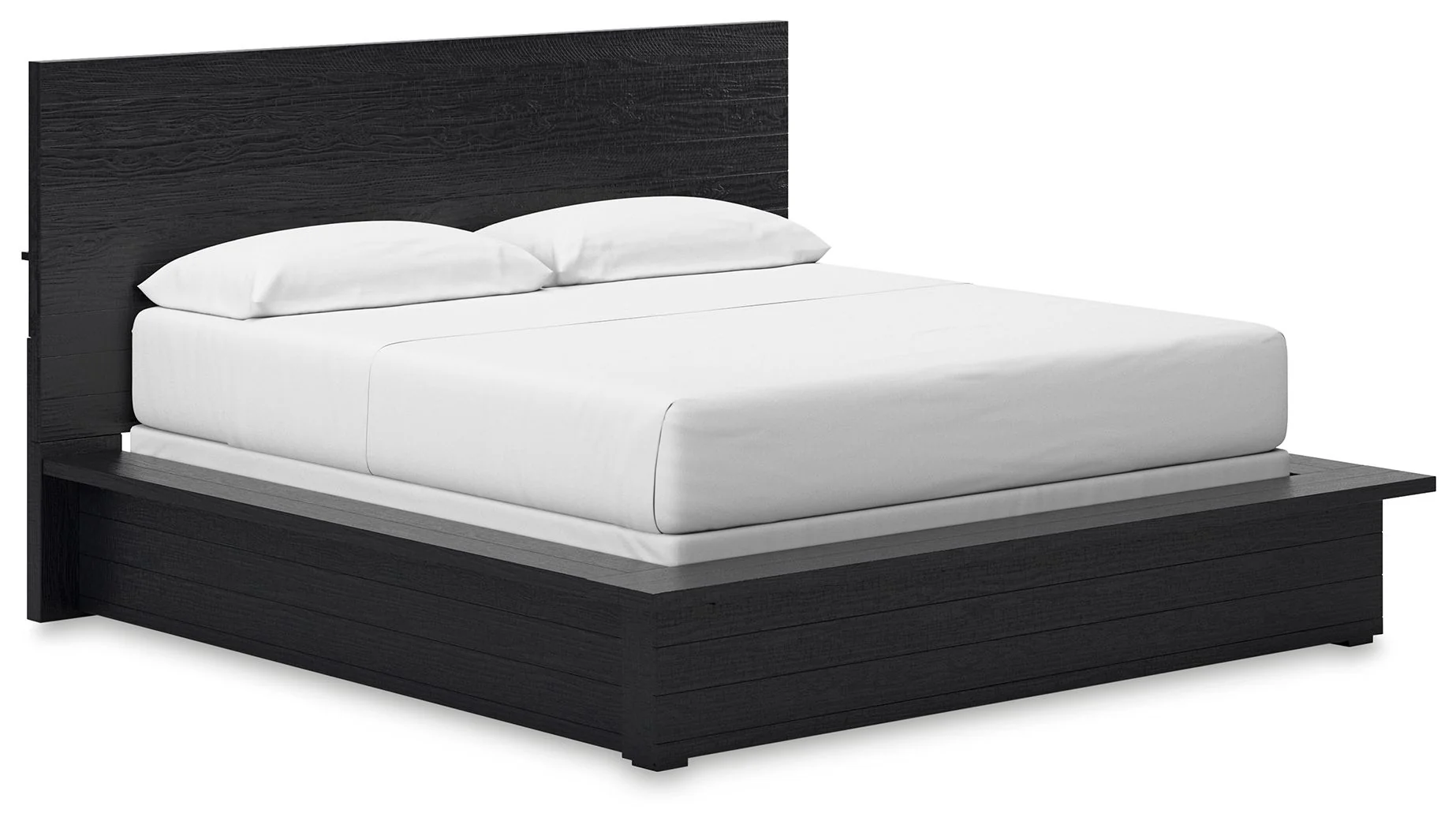Londer - California King Panel Bed - Black