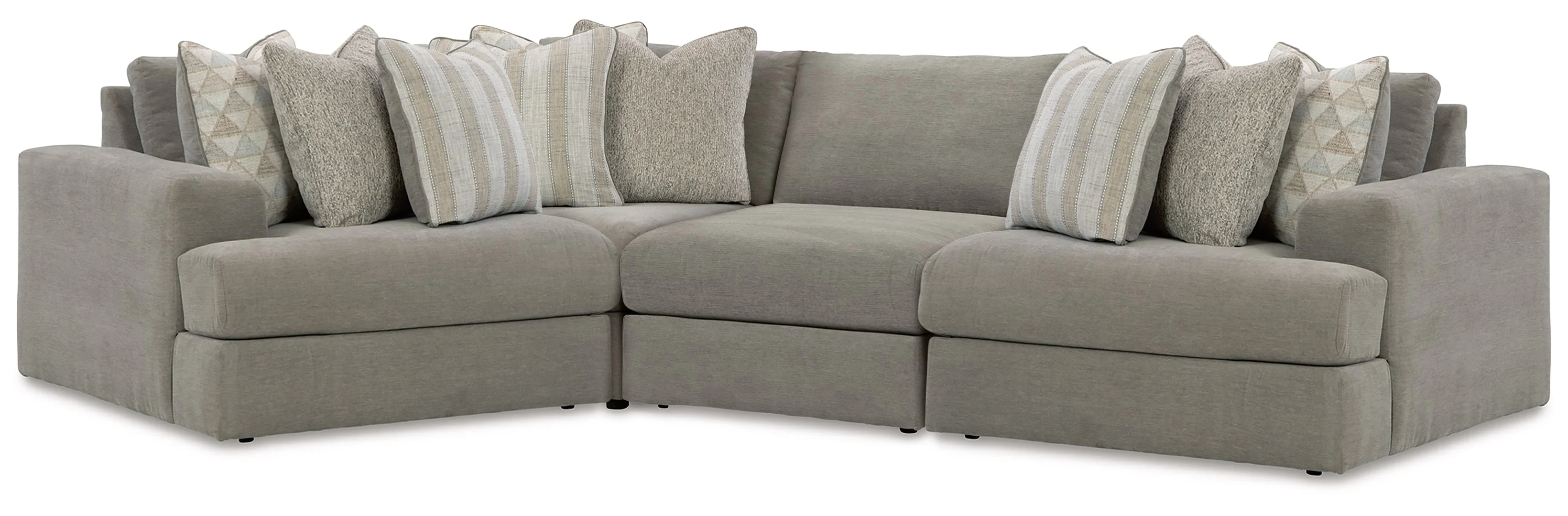 Avaliyah 3-Piece Sectional with Ottoman