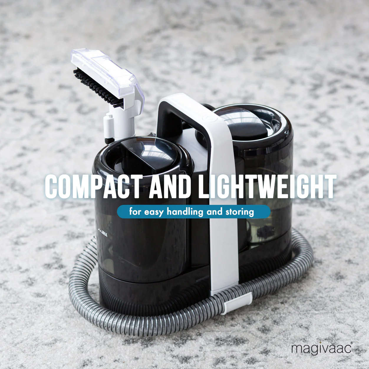 600W Spot Cleaner and Stain Remover Vacuum with Clear and Dirty Water Tanks