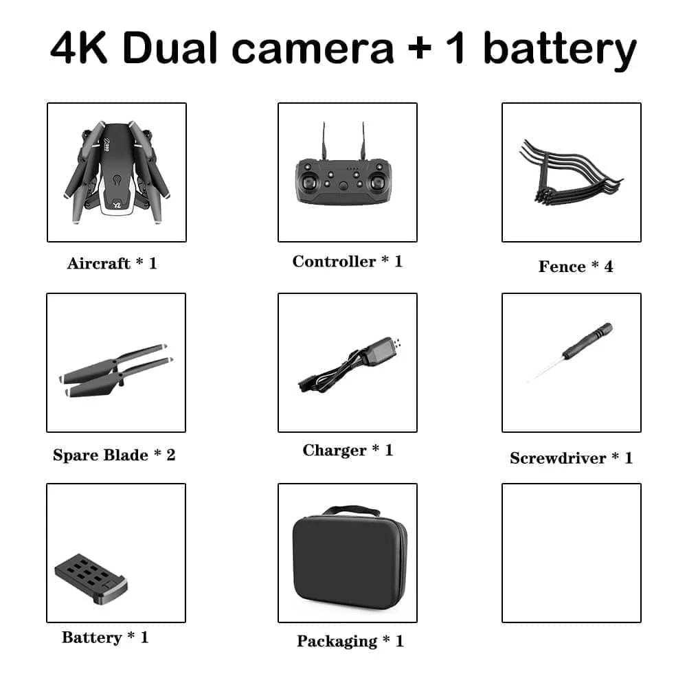 2024 NEW Drone 4k profession HD Wide Angle Camera 1080P WiFi Fpv Drone Dual Camera  Height Keep Drones Camera Helicopter Toys