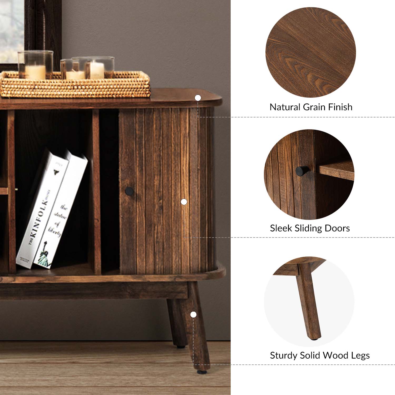 Armin TV Stand in Walnut