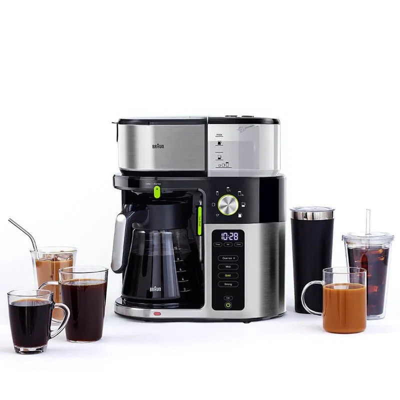 Braun KF9050BK  Multi Serve Drip Coffee Machine Stainless / Black  220 v 240 volt 50 hz