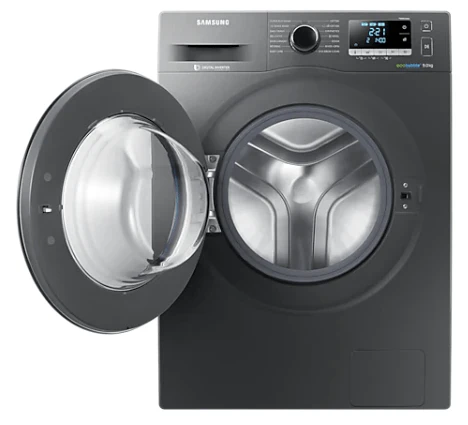 Samsung WW90J5456FX 220 volt washer 50 hz silver front load 9 KG 220v 240 volts 50hz