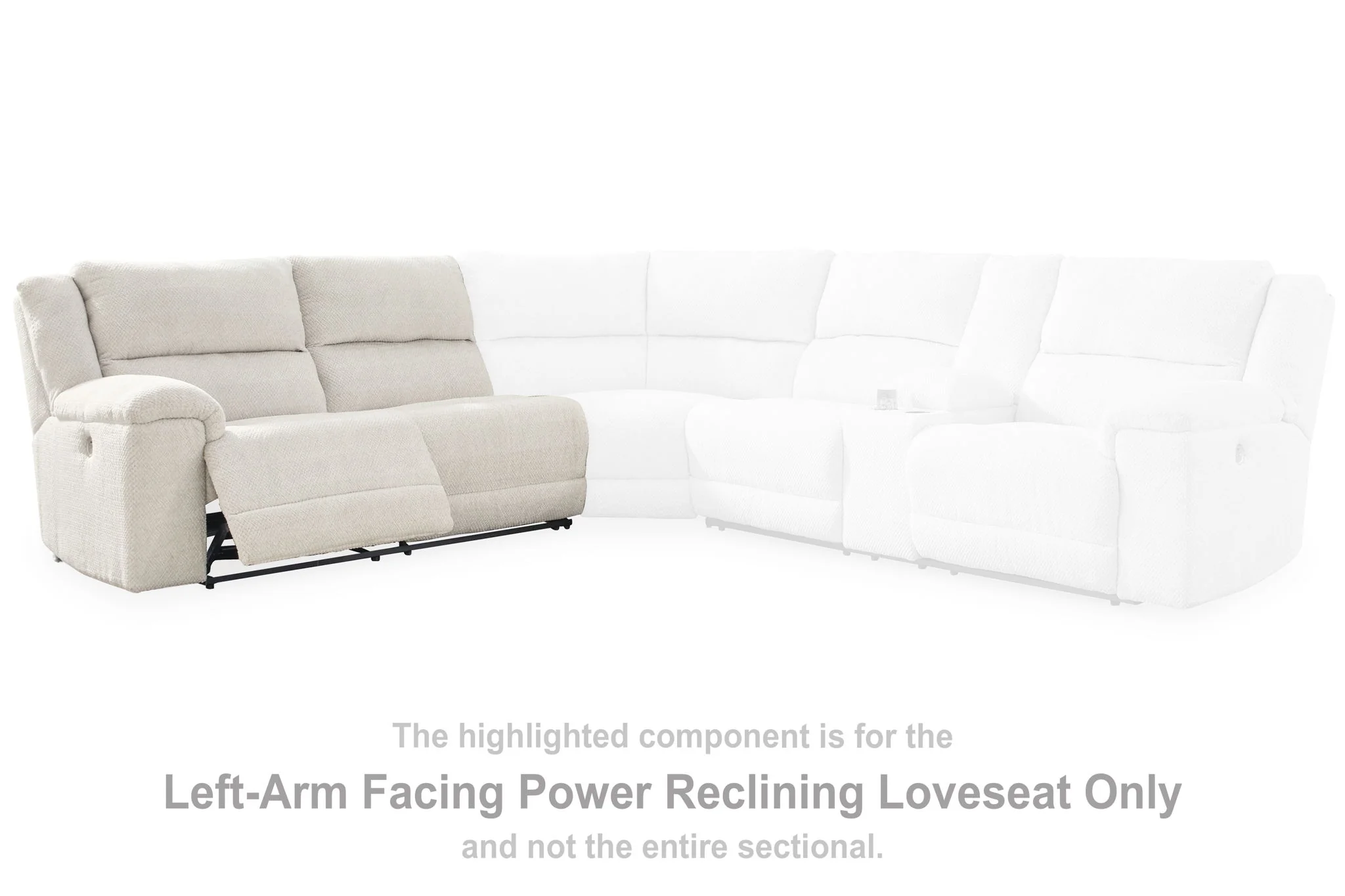 Keensburg - Laf Power Reclining Loveseat - Linen
