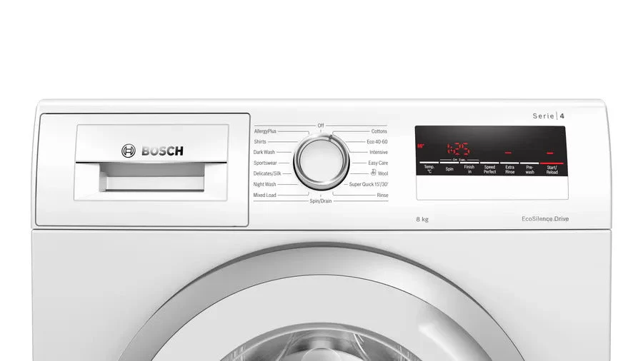 Bosch 220 volt Washer WAN28281GB 8 KG Front Load Washer 220v 240 volts 50 hz
