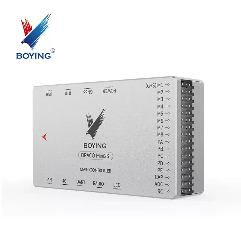 BOYING DRACO Series Industrial Drone Autopilot Flight Controller – Modular PX4-Compatible System for Multirotor UAVs with GNSS, RTK, CAN Bus, S.BUS Receiver, and Built-in Power Options