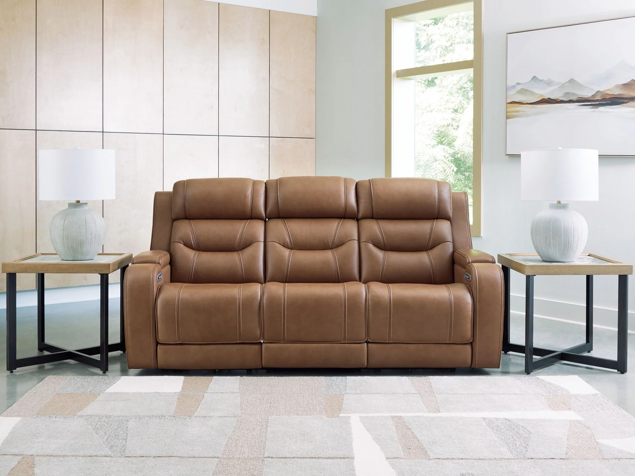 Knightington - Power Reclining Sofa With Audio Seating