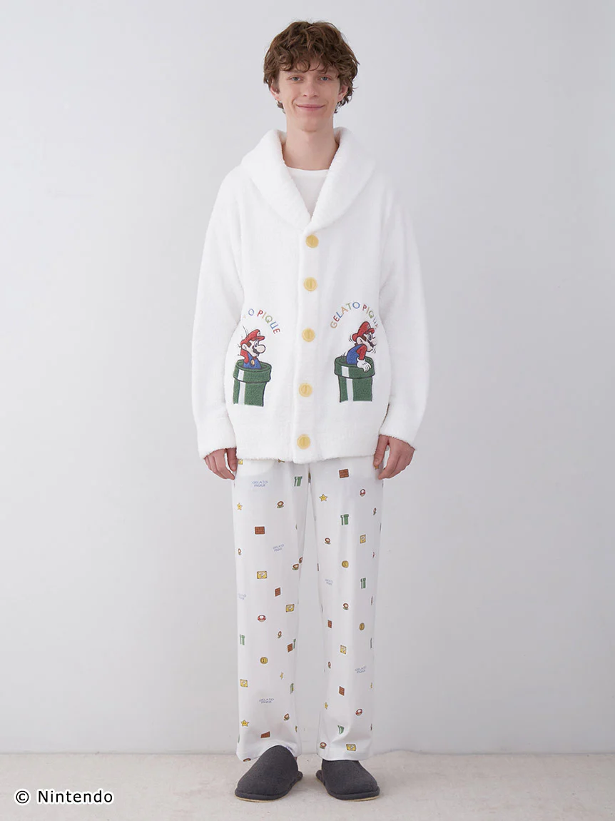 SUPER MARIO™️ UNISEX Baby Moco Jacquard Shawl Cardigan