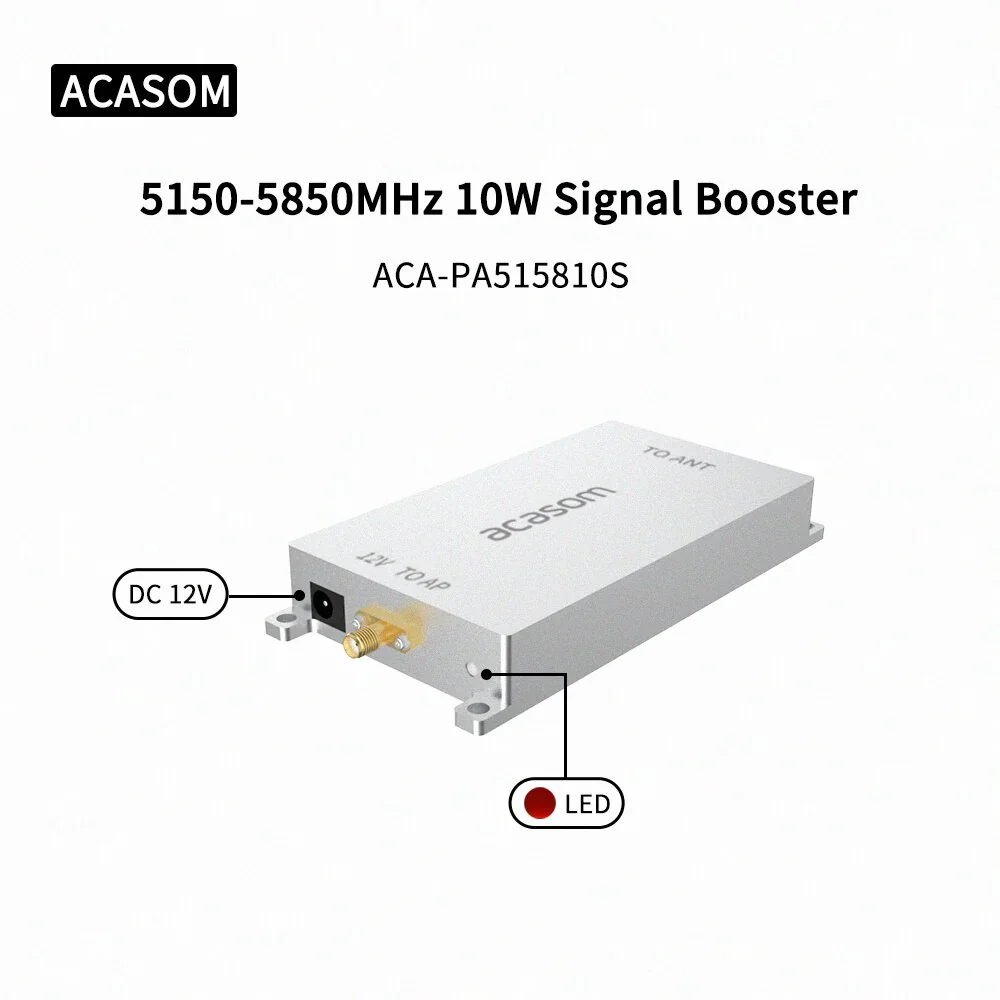 ACASOM 5150-5850MHz 5.2G 5.8G Drone Signal Amplifier Extender Signal Booster