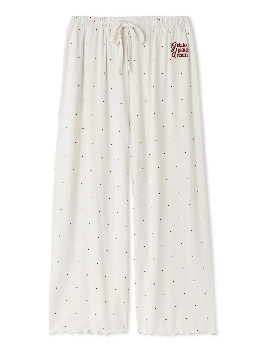 Hot Fabric Rayon Dot Pants