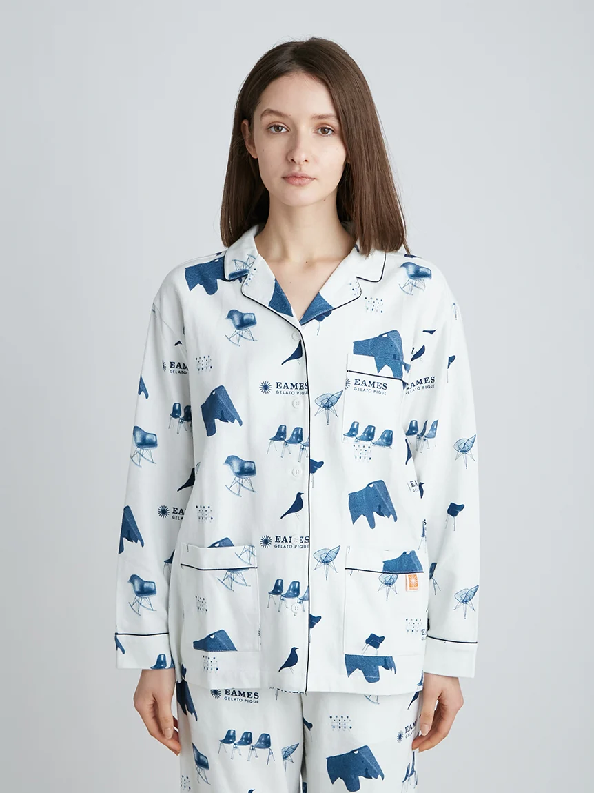 EAMES Chair Motif Women's Sleepwear Shirts