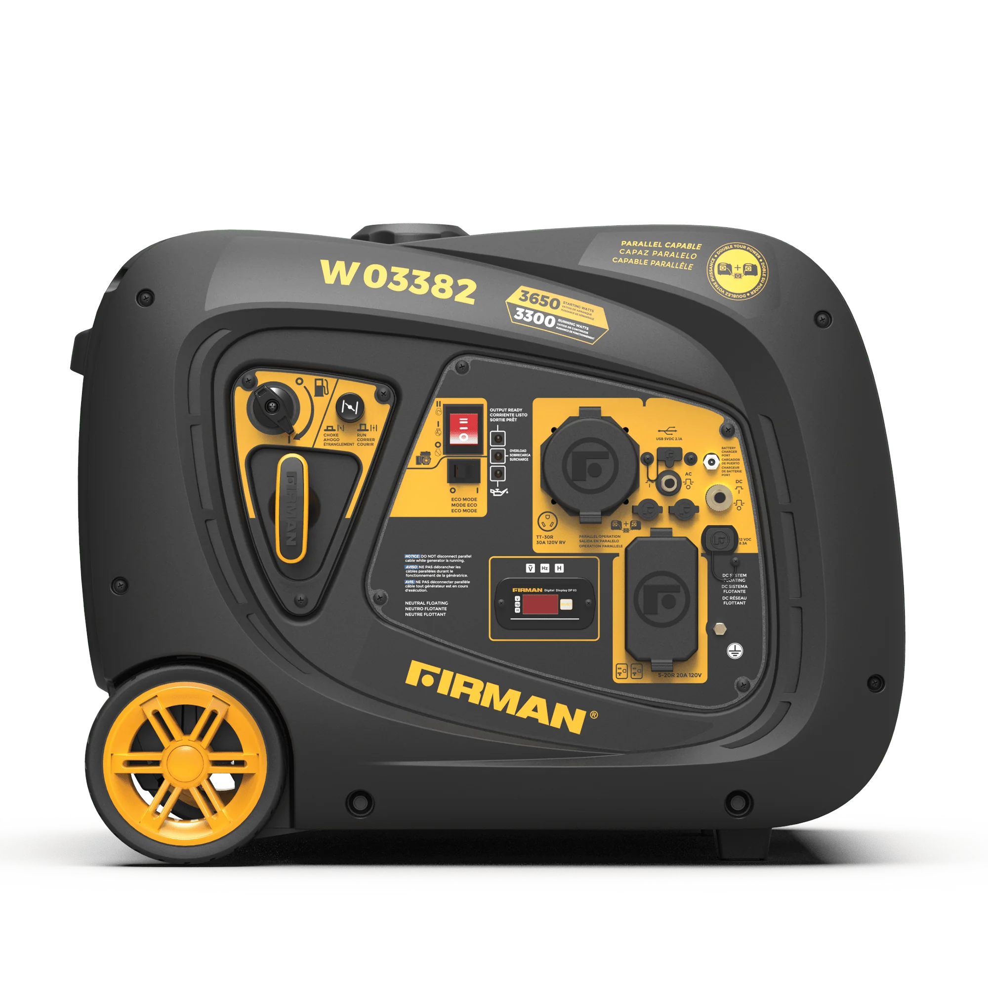 Gas Inverter Portable Generator 3650W Electric Start