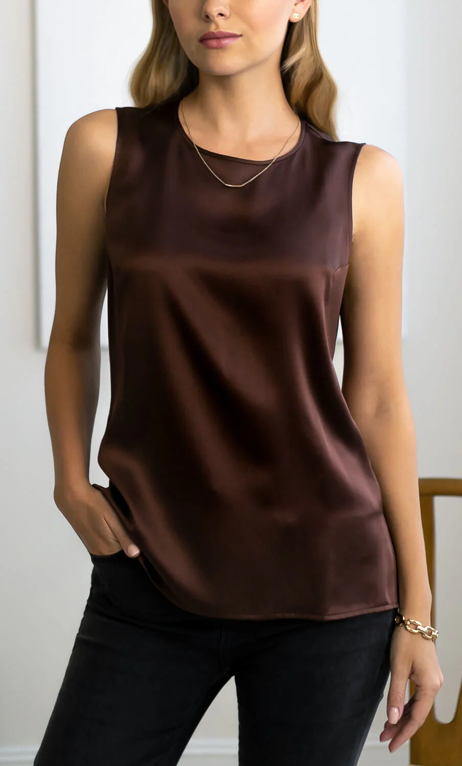 Giada Silk Shell Tank