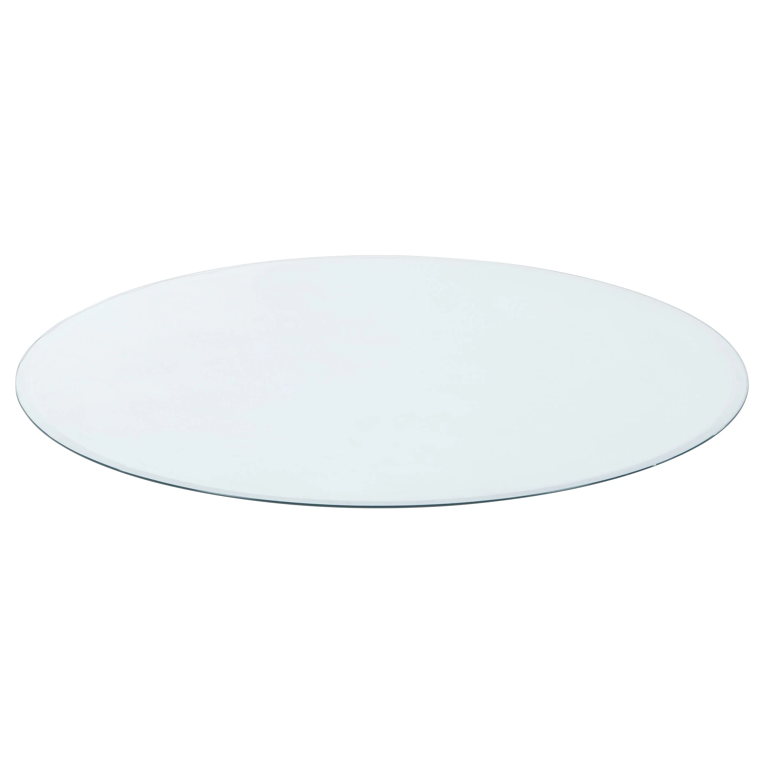 48-inch 6mm Round Clear Tempered Glass Top