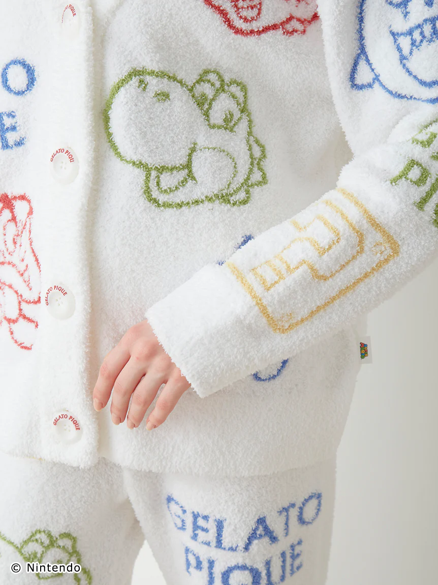 SUPER MARIO™️ WOMENS Baby Moco Character Patterned Jacquard Cardigan