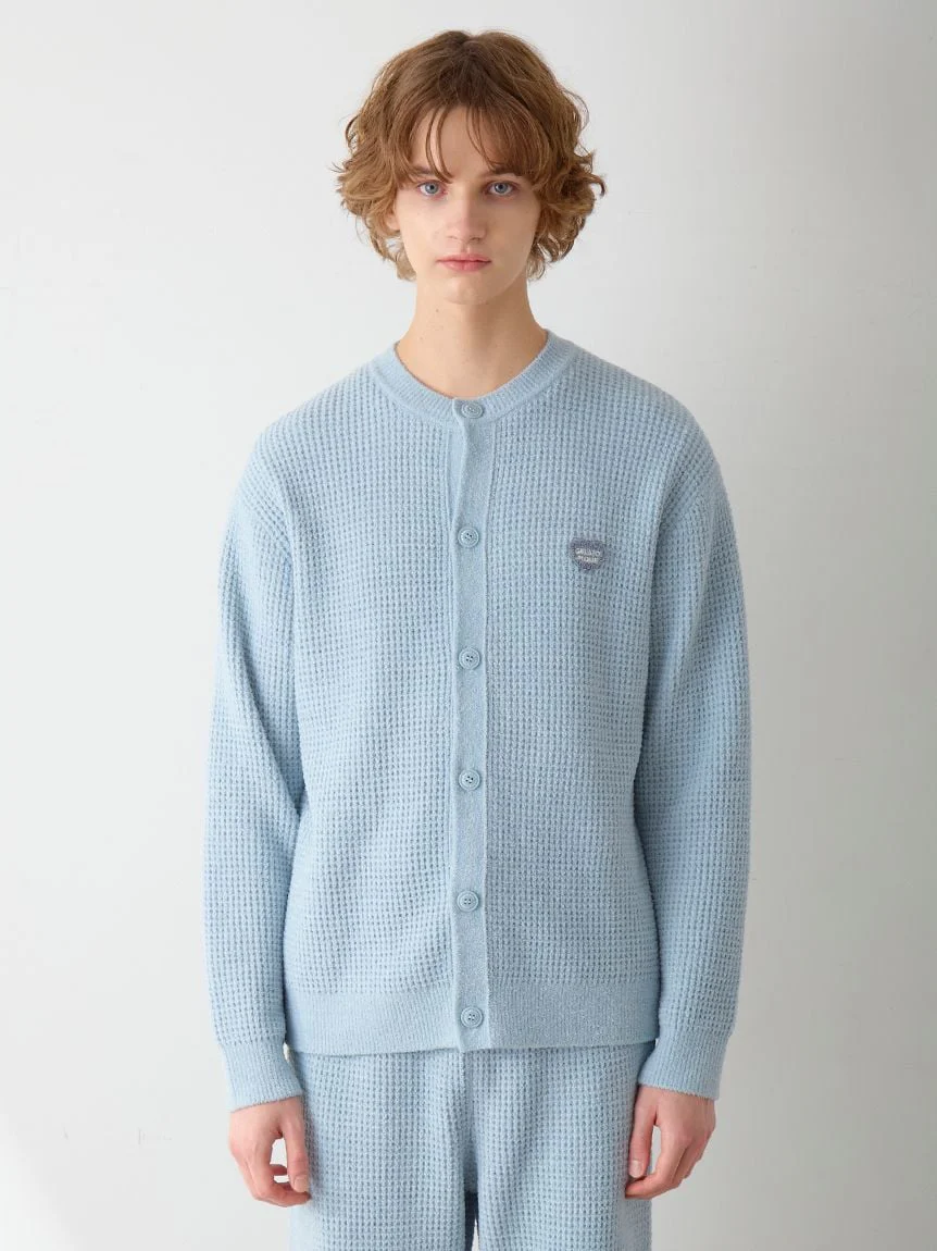 Men's Waffle Heart Sagara Knit Cardigan