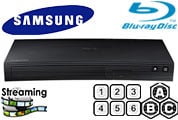 Samsung BD-J5700 / BD-JM57 Region Free SMART WiFi Blu Ray Player