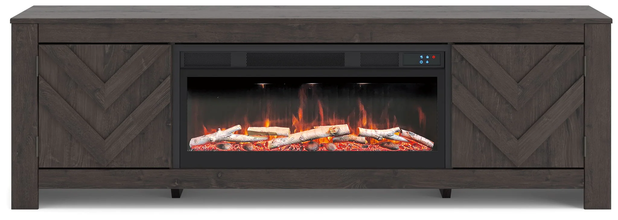 Cayboni - LG TV Stand With Fireplace Option