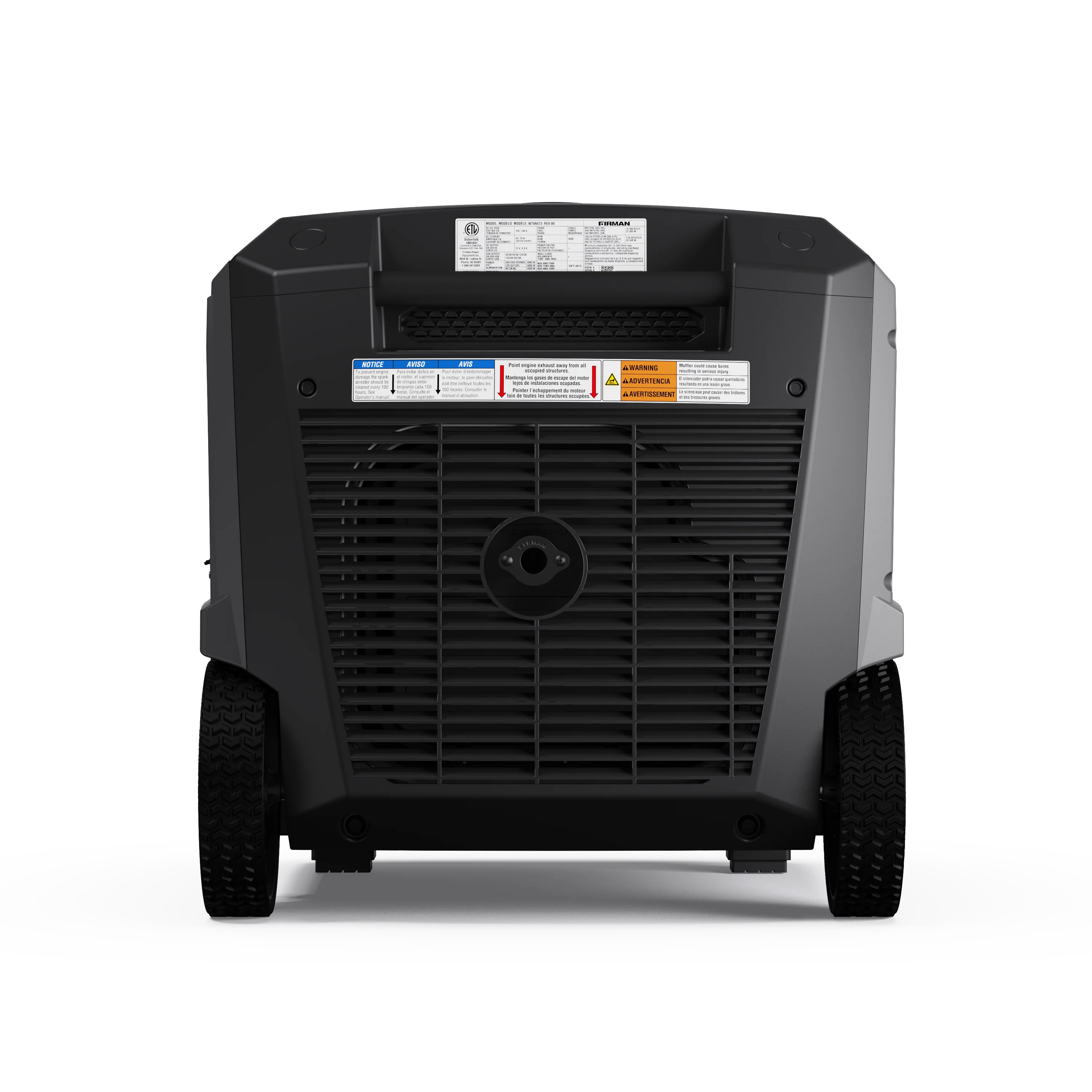 Tri Fuel Inverter Portable Generator 7500W Electric Start 120/240V Parallel Ready CO Alert