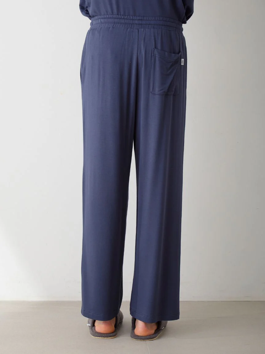 Men's DOG One-point Print long pants