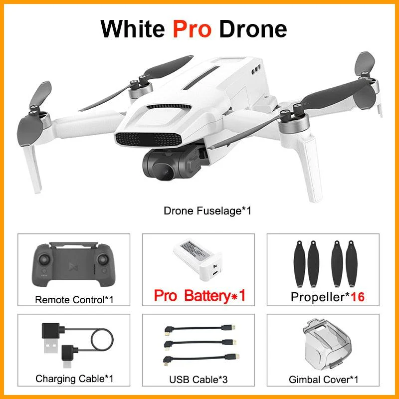 FIMI x8 Mini Pro Camera Drone - 250g-class 8Km Wifi 5G GPS 4K HD 3-Axis Gimbal Camera Drone Remote Control RC Quadcopter 30Mins
