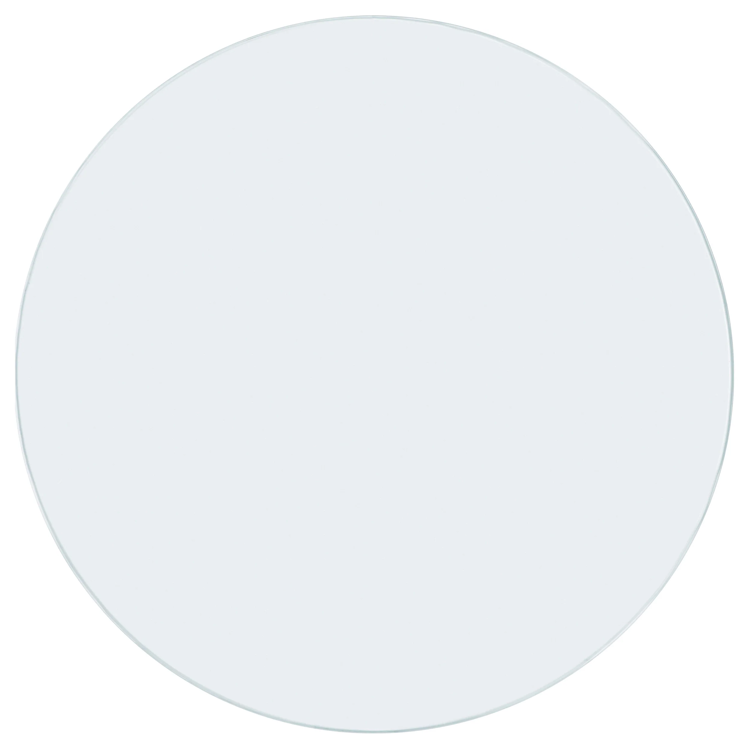 54-inch 10mm Round Clear Tempered Glass Top