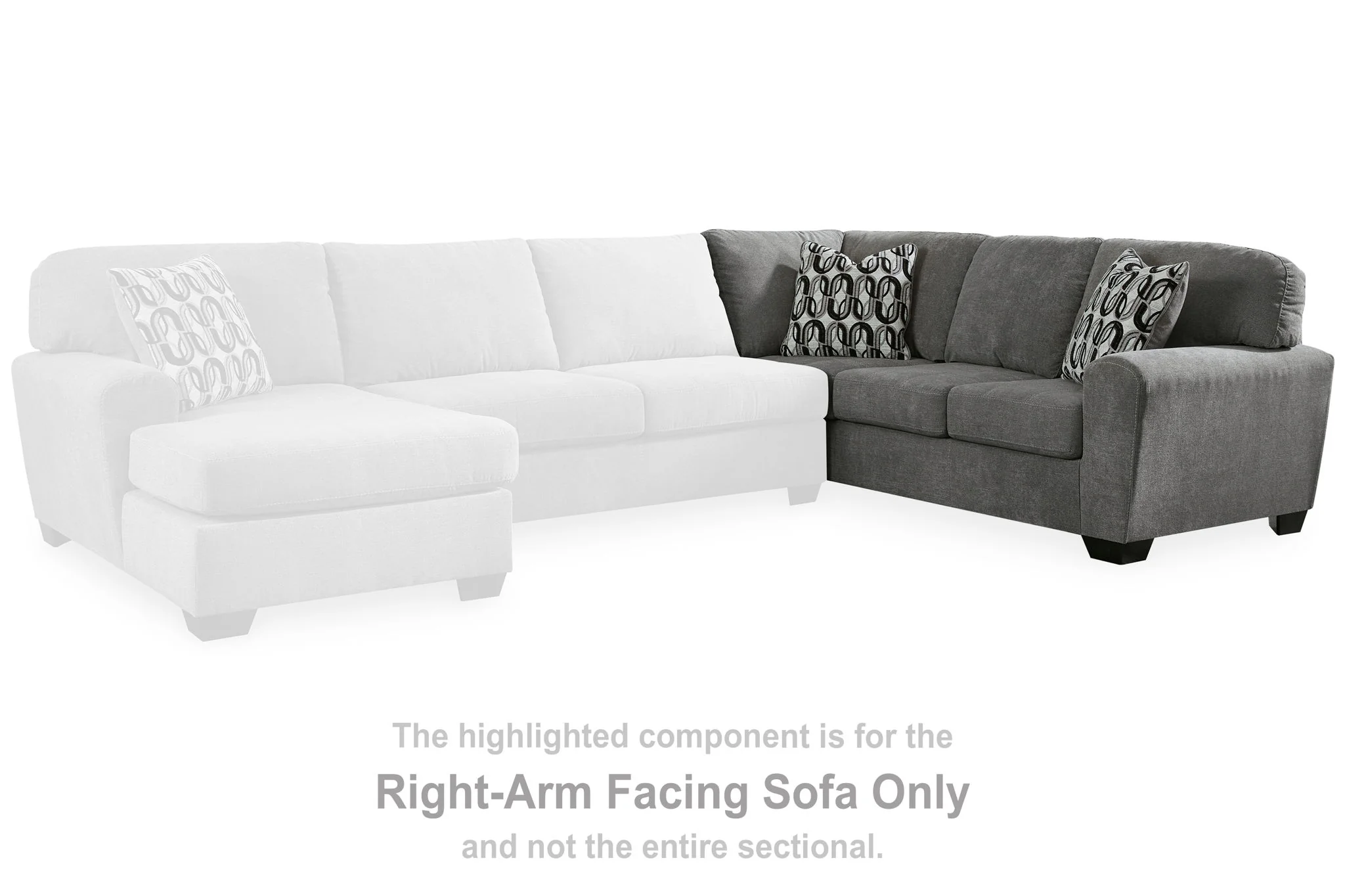Birkdale Court - Raf Sofa - Gray
