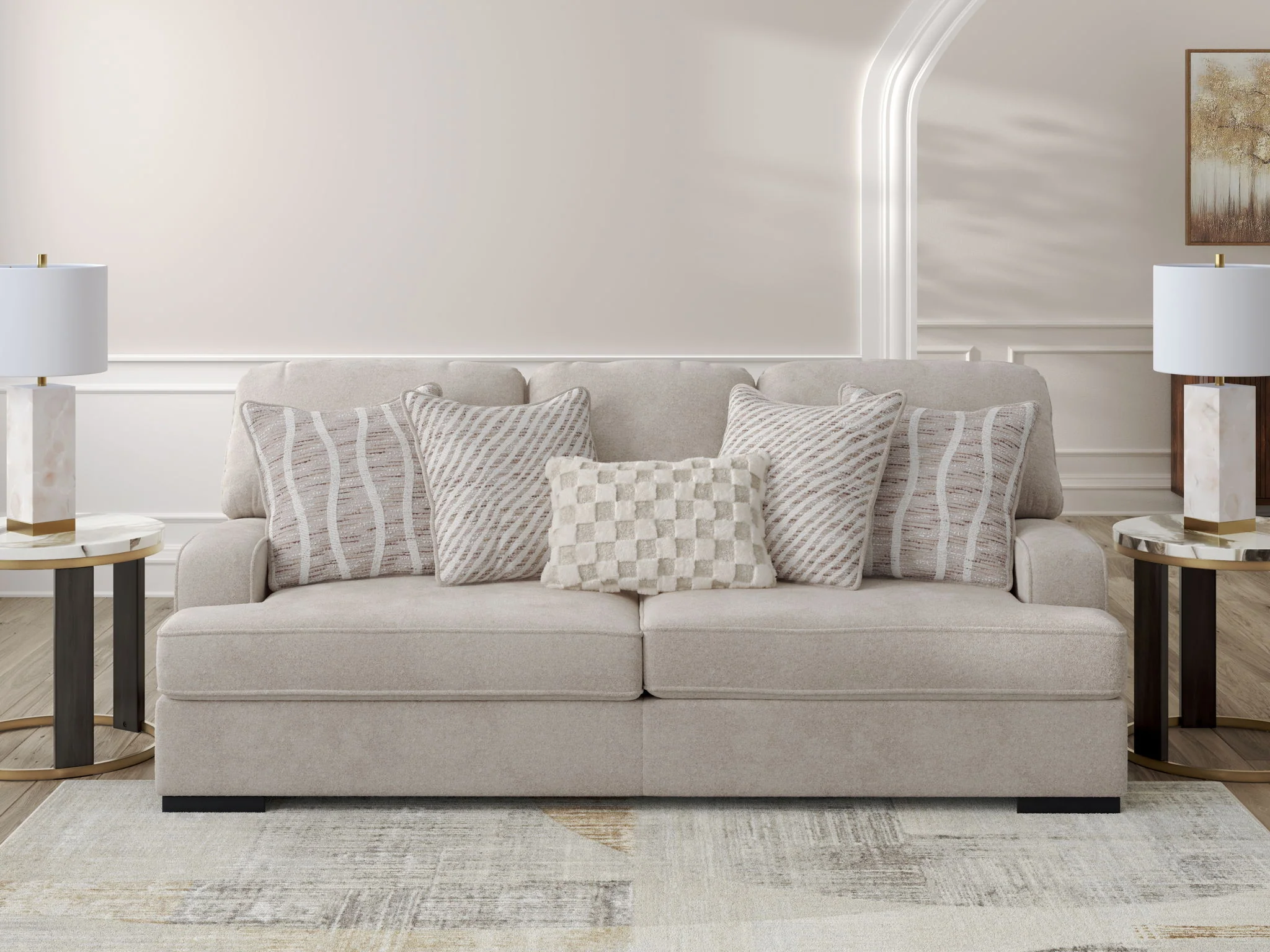 High Profile - Sofa - Taupe