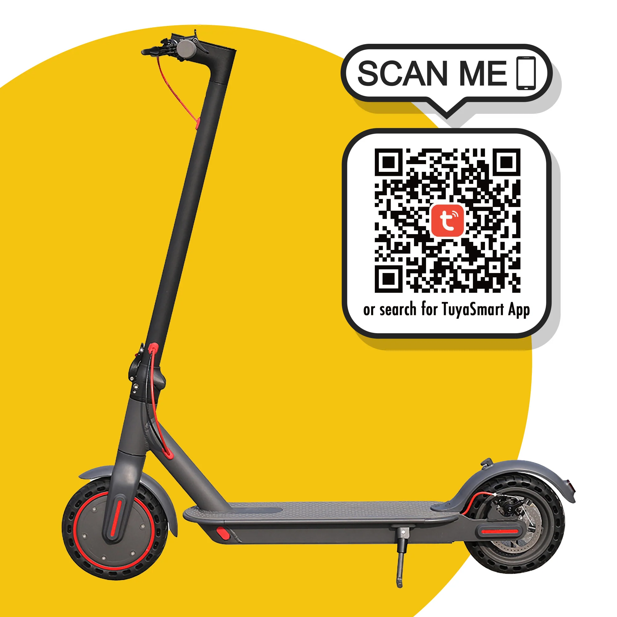 Folding Electric Scooter with a 36V 10.5Ah Battery