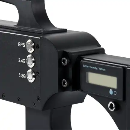 25W 60W Anti Drone Device - 1.5G 2.4G 5.8G 1KM Shielding Distance Detachable Portable Anti UAV Drone System