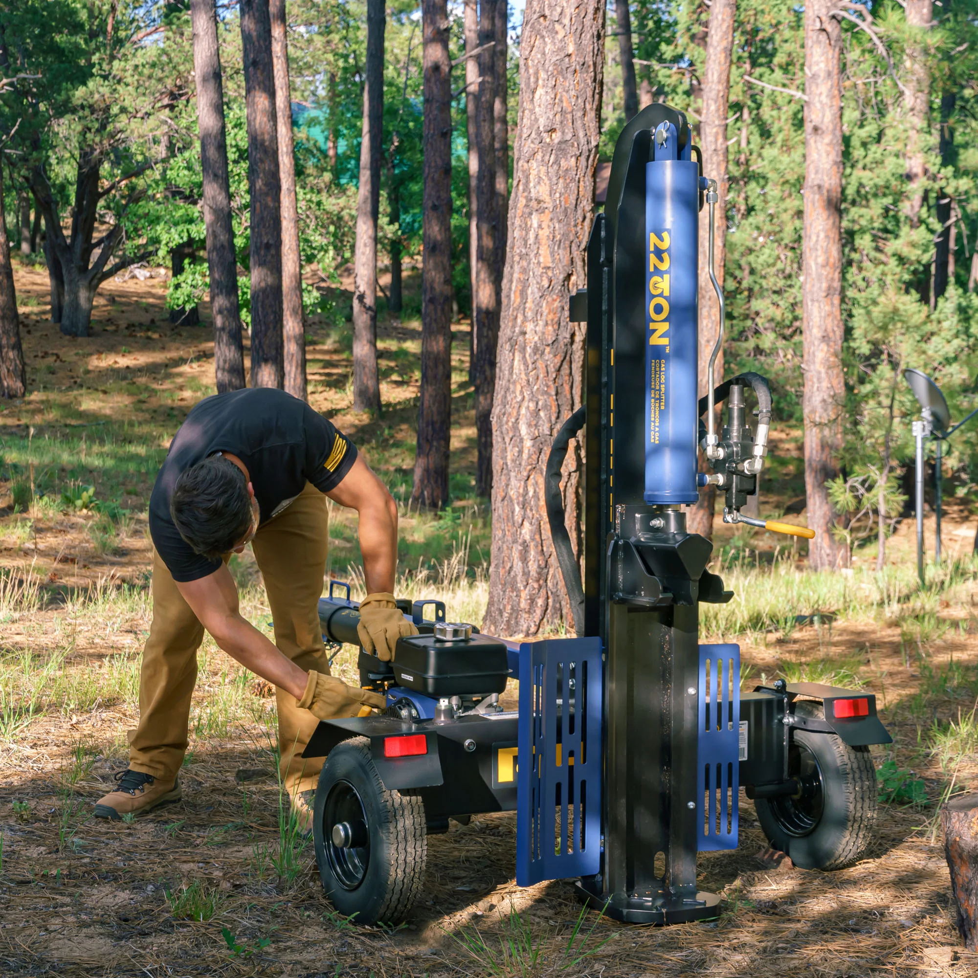 22-Ton Log Splitter