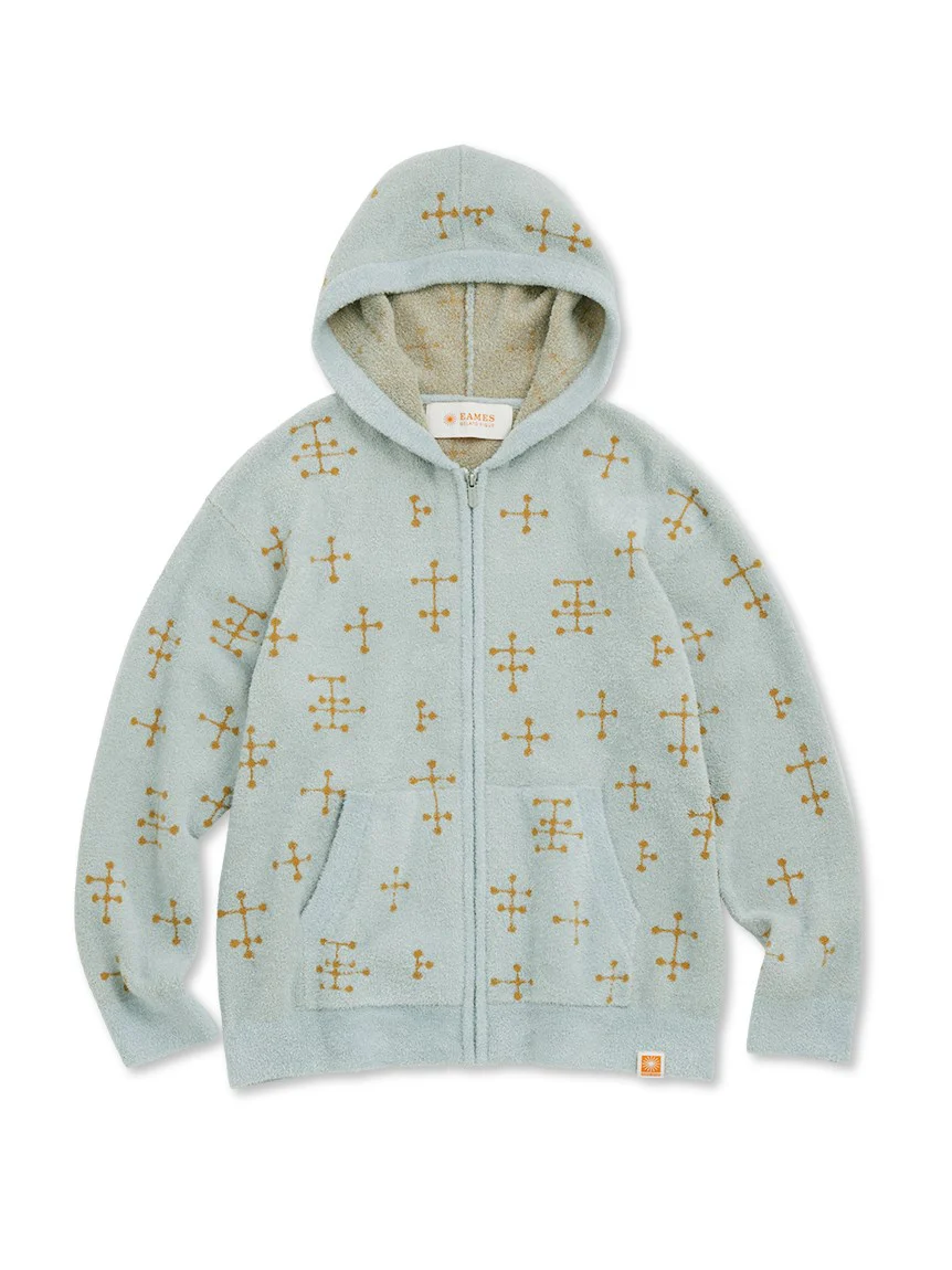 EAMES MENS Smoothie DOT PATTERN Jacquard Parka Hoodie